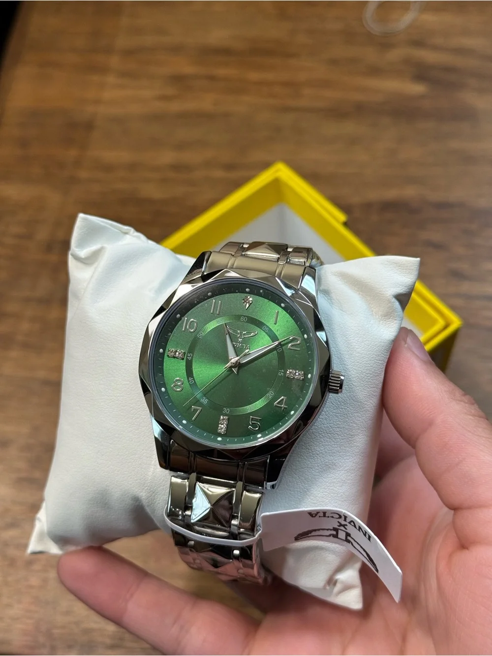 New Invicta Men’s Steel Green 41mm Watch